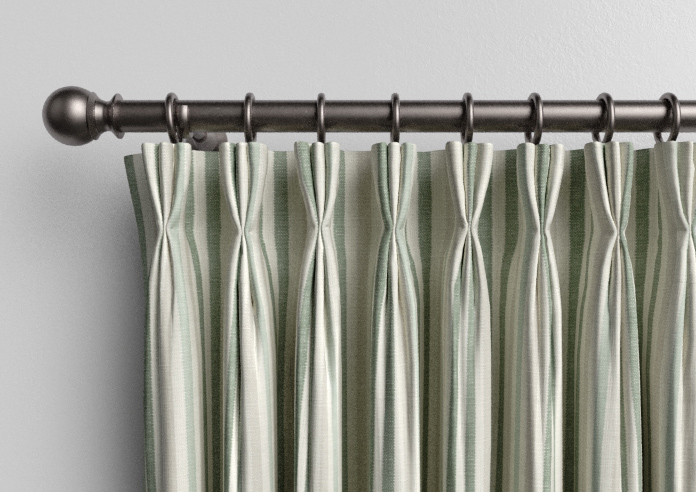Emily Bond Cornish Stripe, Fern - Made to Measure Curtains - Image 11